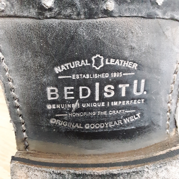 Bed Stu Men's 11½ Leather Monk Strap Oxford Shoes - Picture 11 of 12